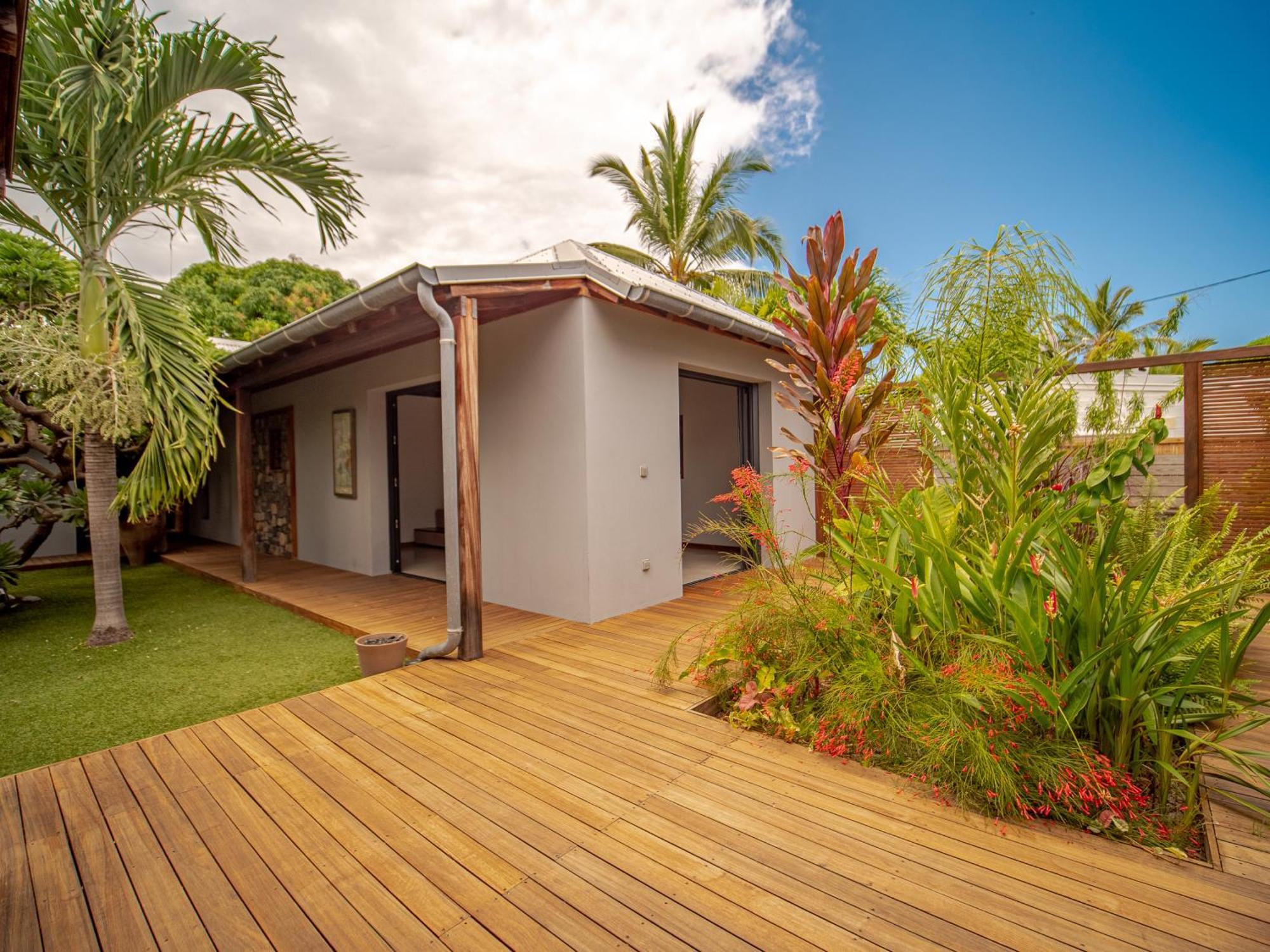 La Kaz Veloutier - Villa 4 Chambres Avec Piscine La Saline Le Bains Luaran gambar