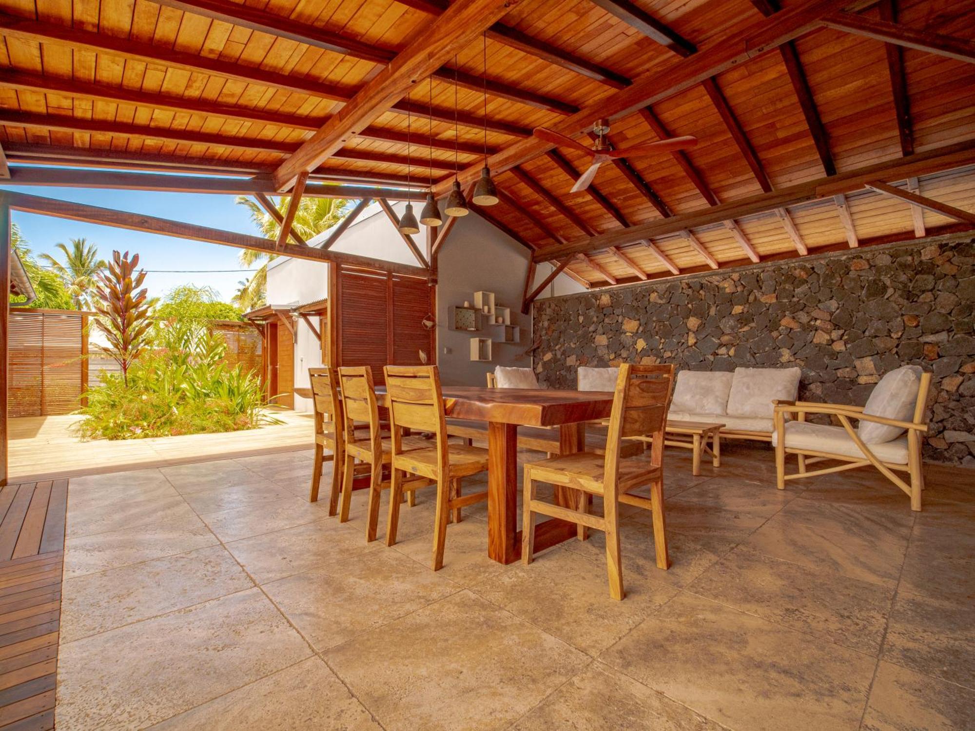 La Kaz Veloutier - Villa 4 Chambres Avec Piscine La Saline Le Bains Luaran gambar