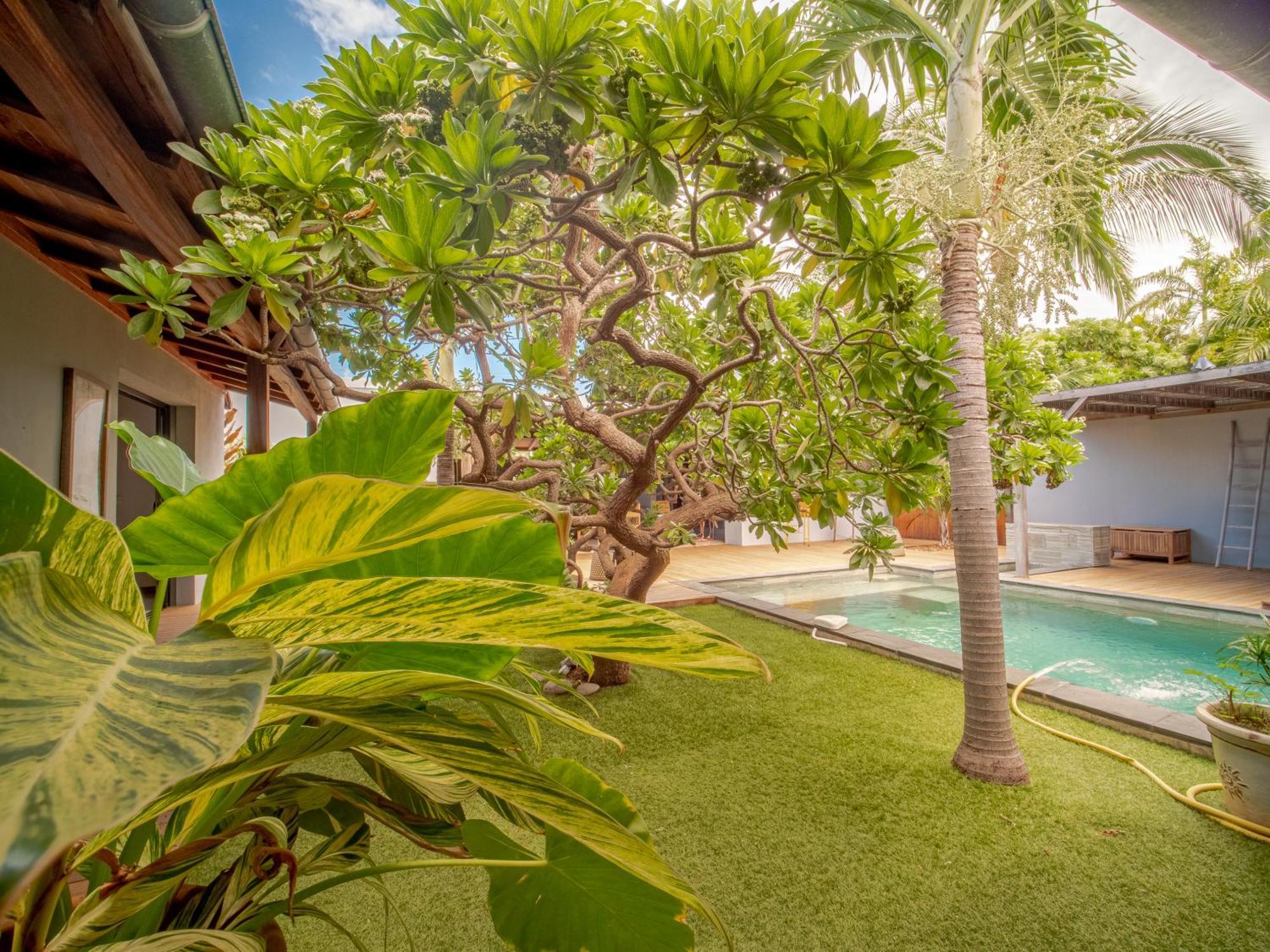 La Kaz Veloutier - Villa 4 Chambres Avec Piscine La Saline Le Bains Luaran gambar